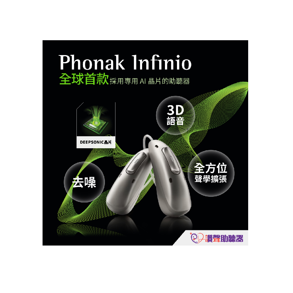 革命性助聽器》峰力AI雙晶片 調整免出門