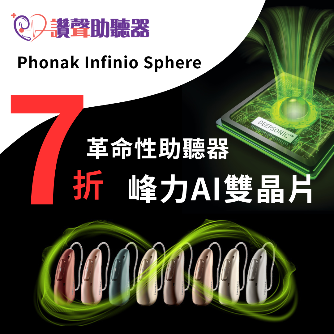 革命性助聽器》峰力AI雙晶片 調整免出門